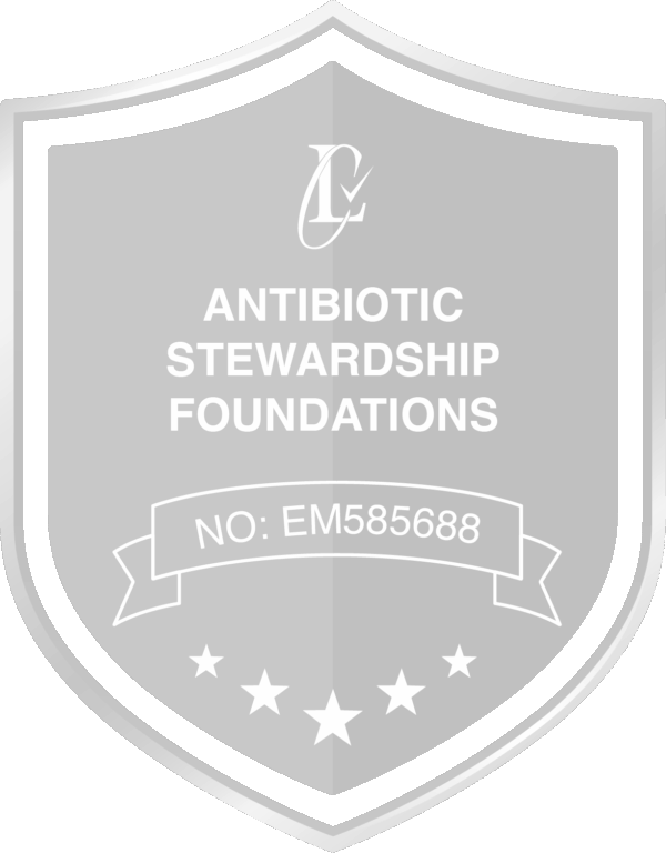 Antibiotic & Stewardship Foundations healthcare certifications badge(coming soon)