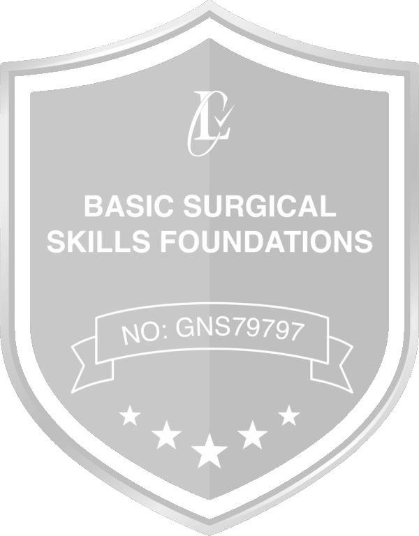 Basic Surgical Skills Foundations healthcare certifications badge(coming soon)