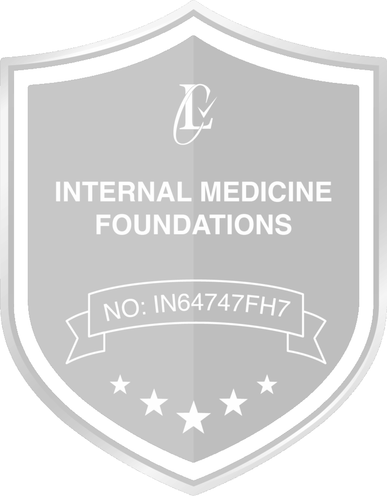 Internal Medicine Foundations healthcare certifications badge(coming soon)