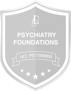 Psychiatry Foundations healthcare certifications badge(coming soon)