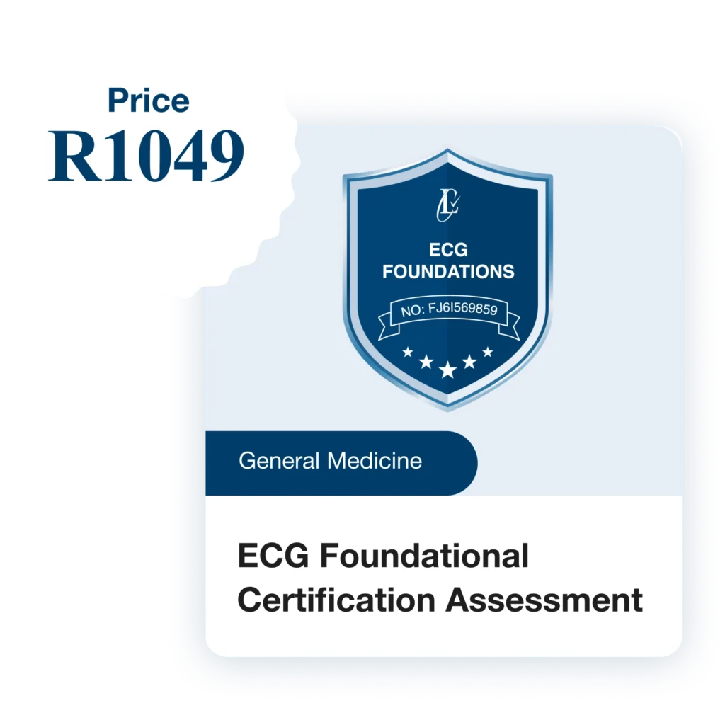 ECG Foundations Healthcare Certification assessment
