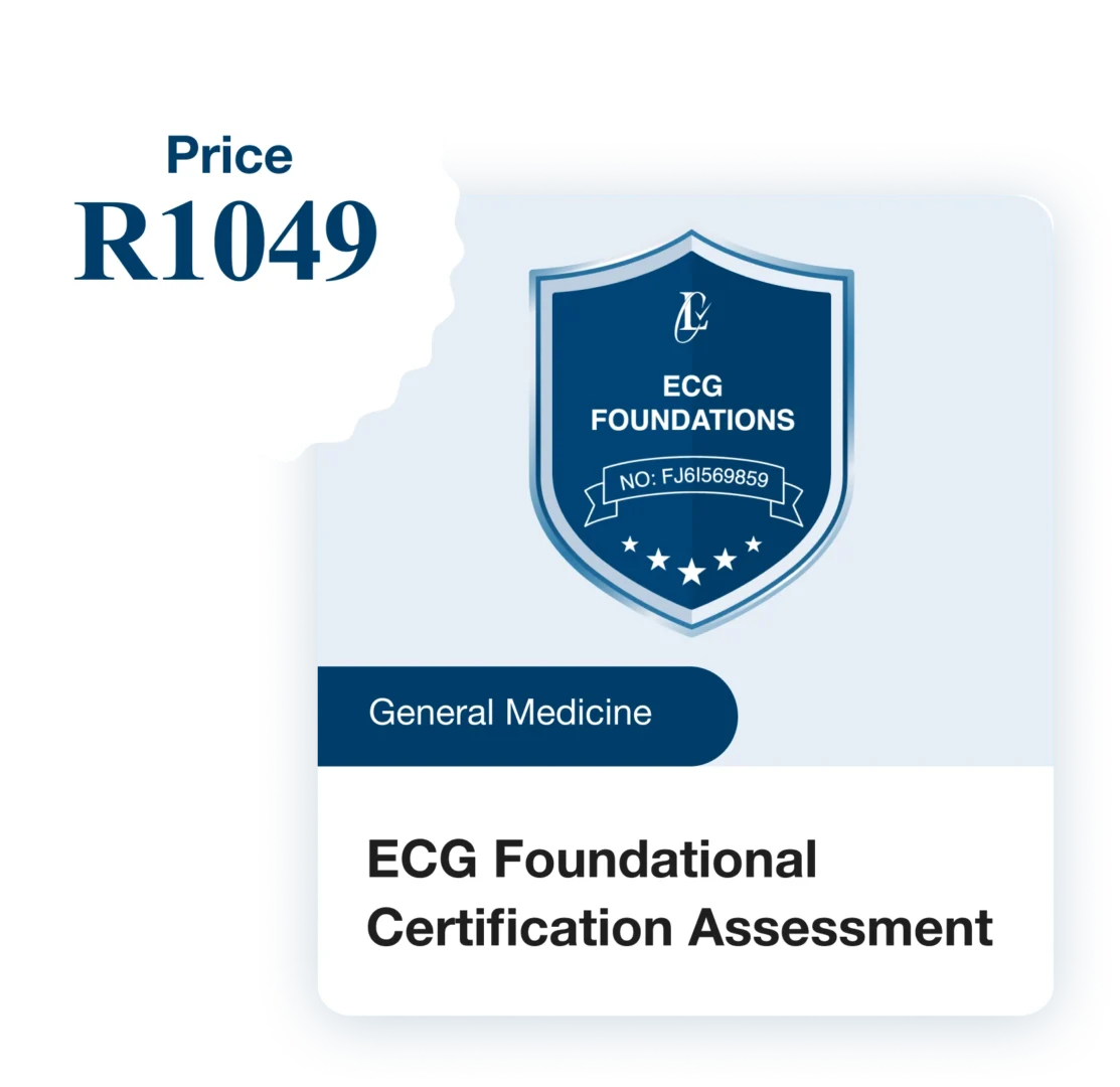 ECG Foundations Healthcare Certification assessment